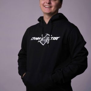 Vítek Crash Test Mikina Černá