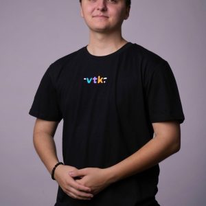 Vítek VTK tričko černé s výšivkou